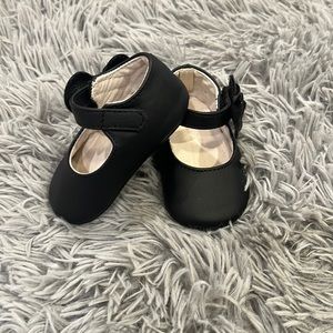 Baby Deer Black Maryjanes